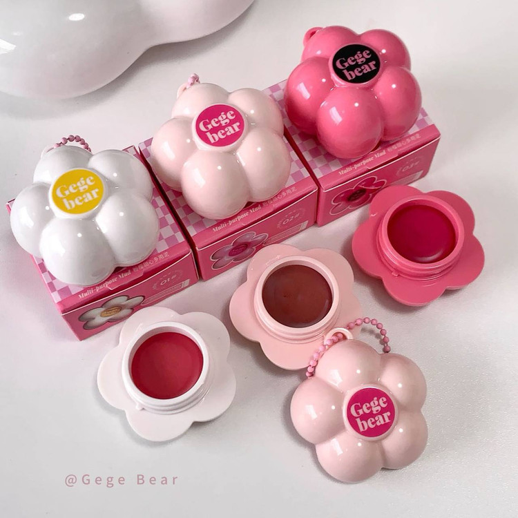 رژگونه گل gege bear🧸