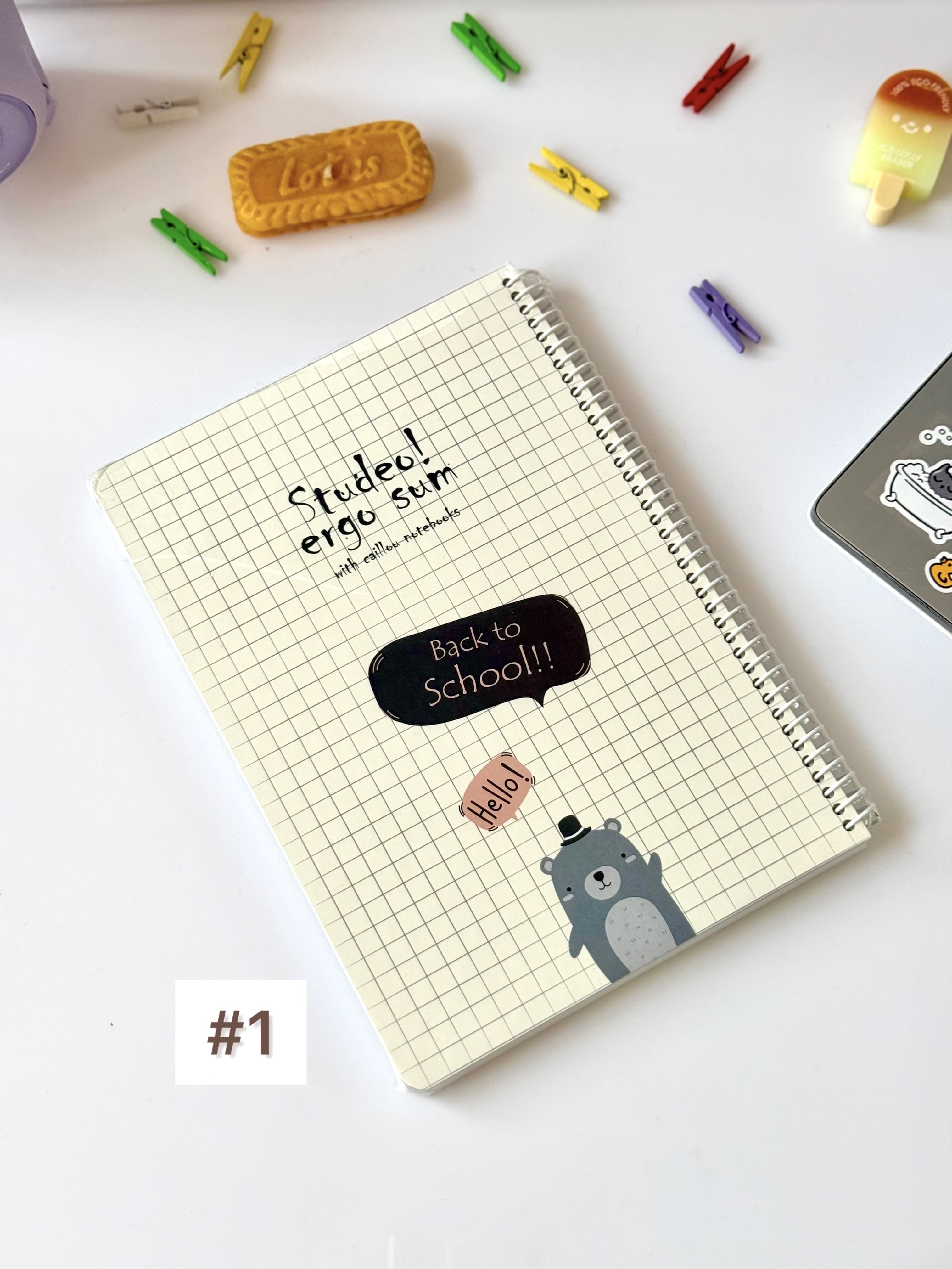 دفتر ۱۰۰ برگ خطدار جلد سخت کایلو back to school